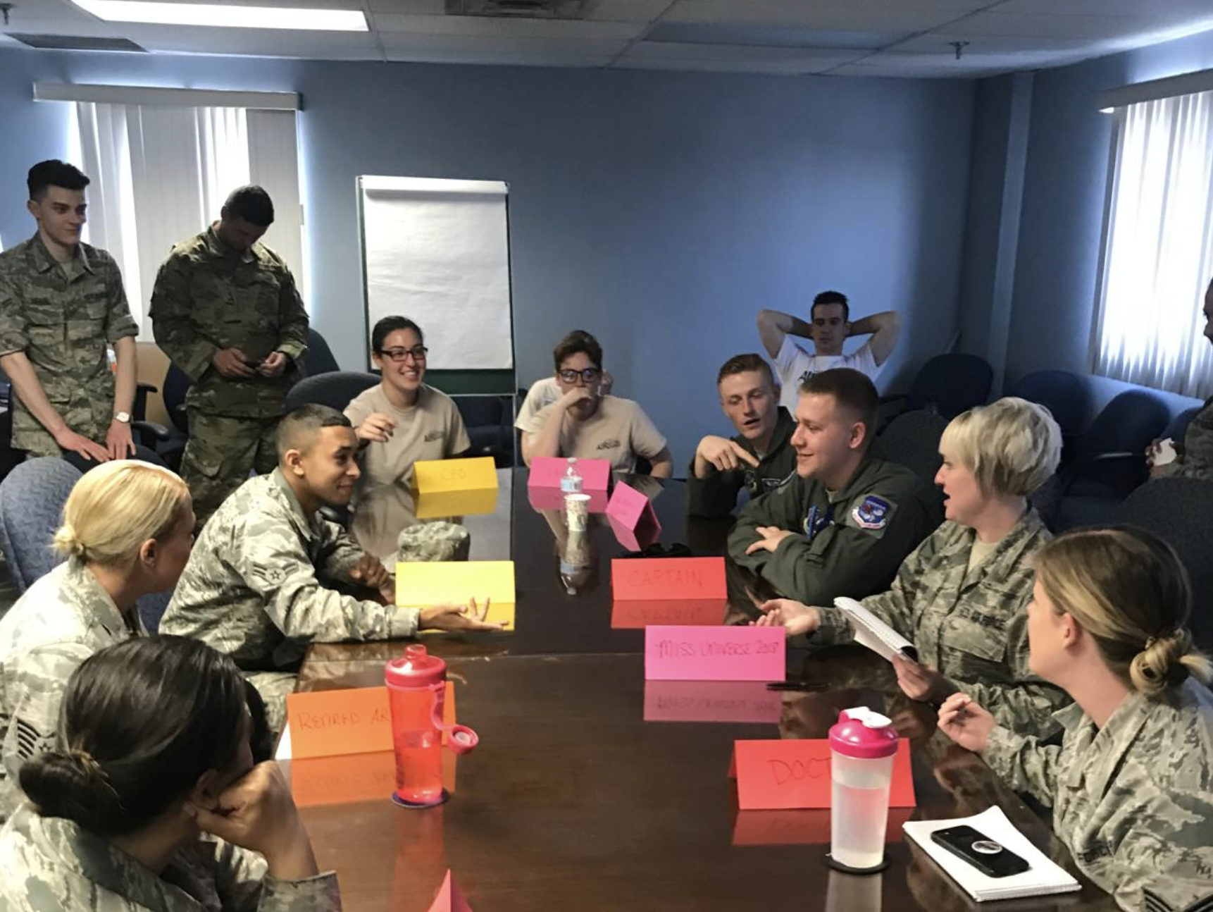 Krystalore Crews facilitating leadership training